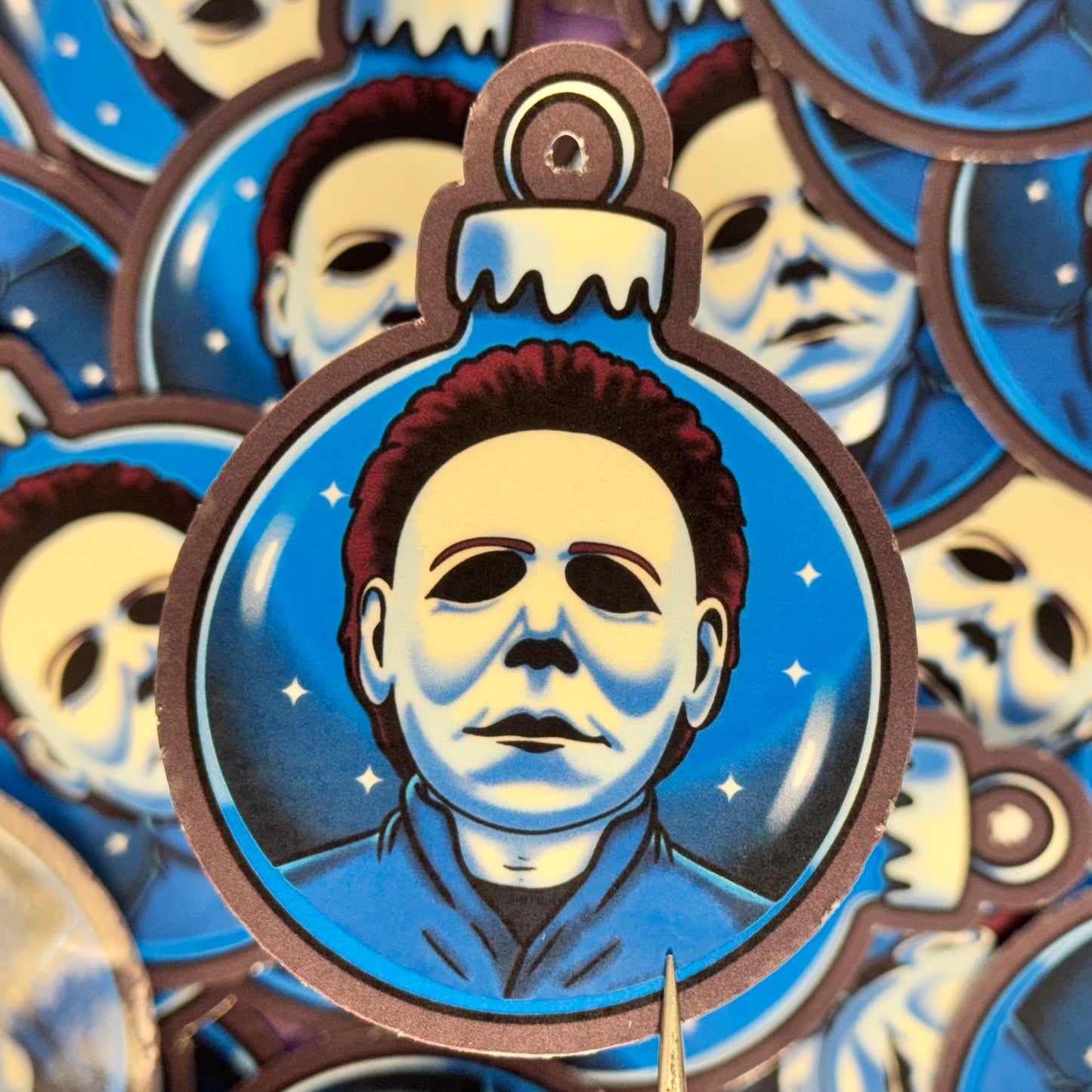 Micheal ornament sticker