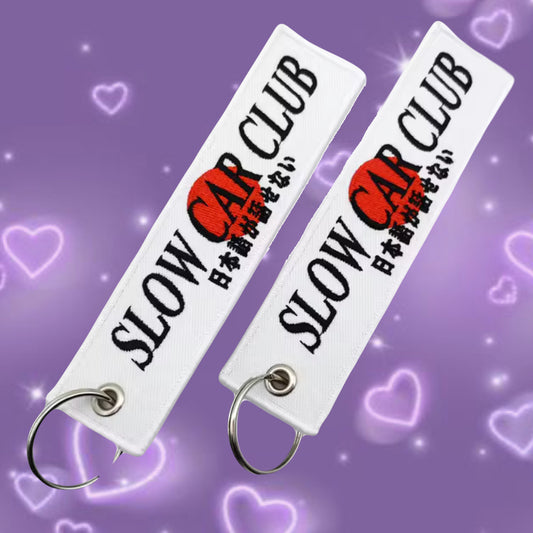 Slow car club jet tag