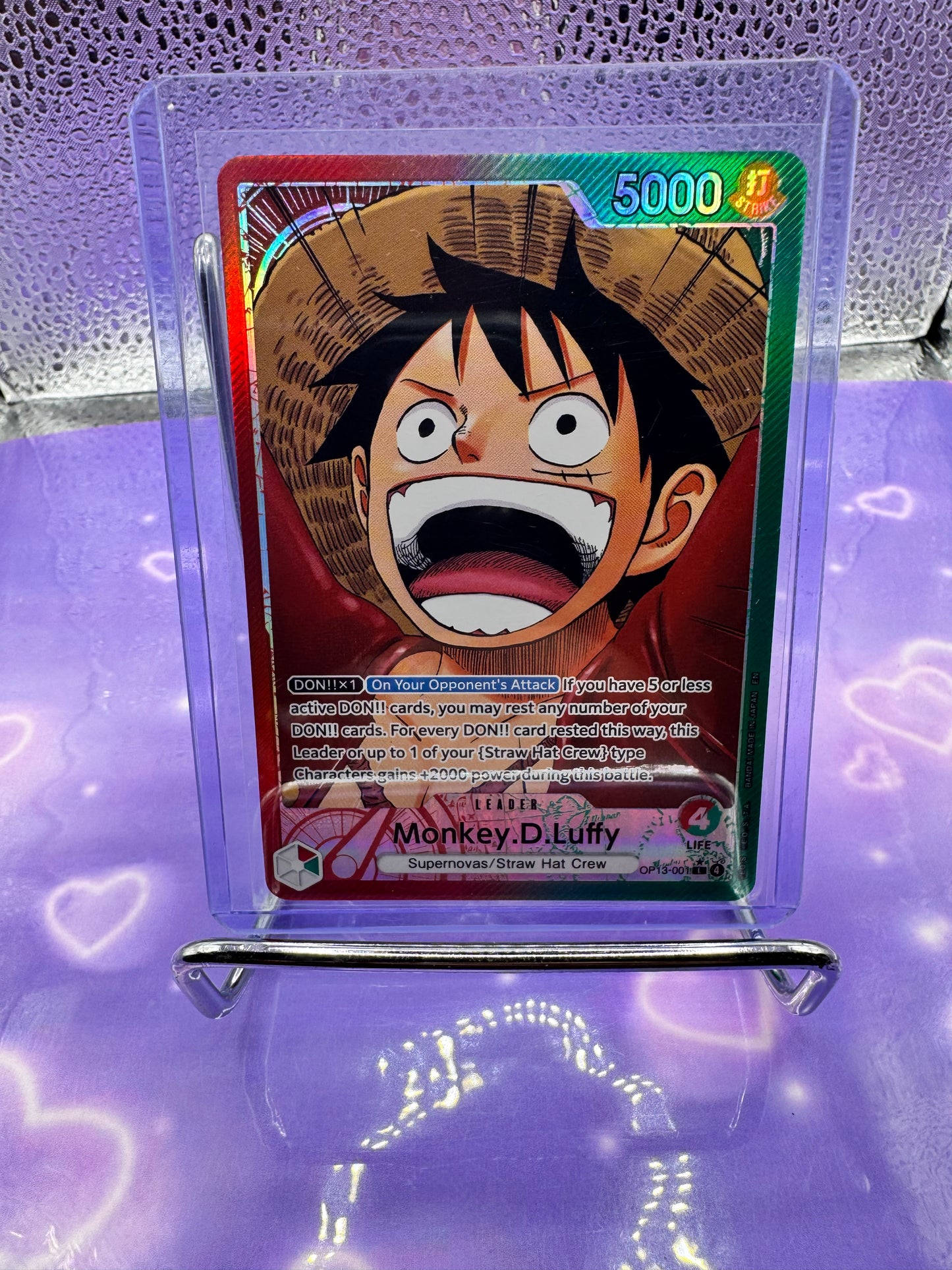 3 One piece cards