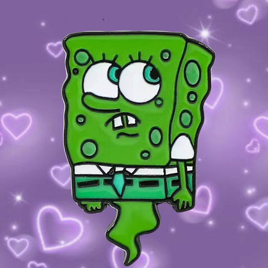 Ghost besties enamel pin