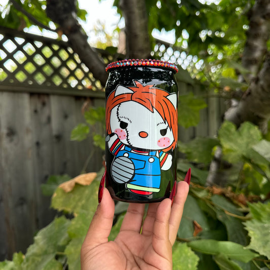 Chucky kitty acrylic cup