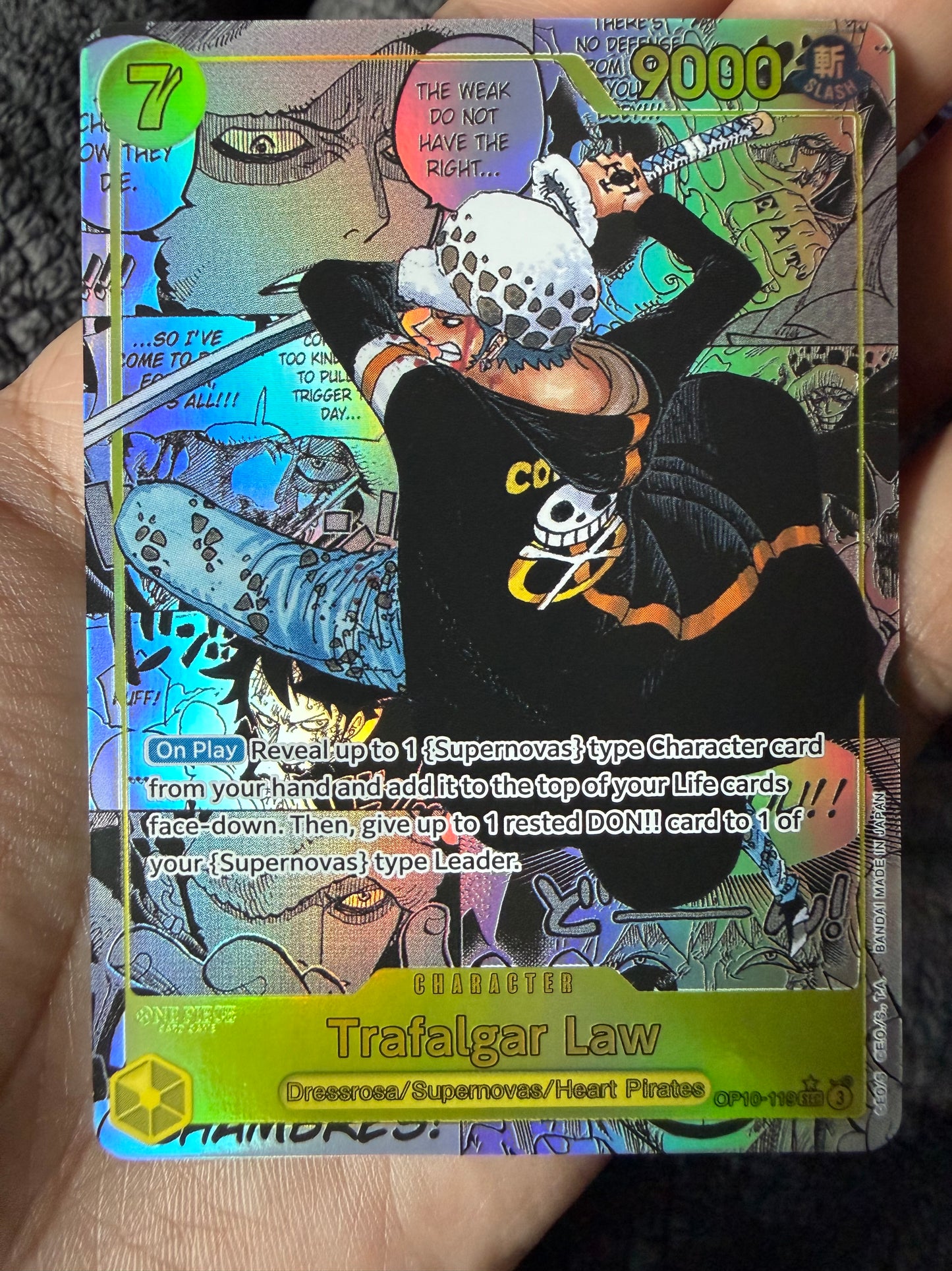 3 One piece cards