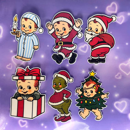 Kew Christmas waterproof stickers