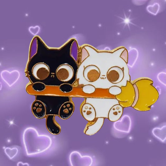 Sailor kitty enamel pins