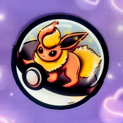 Ev Poke waterproof stickers