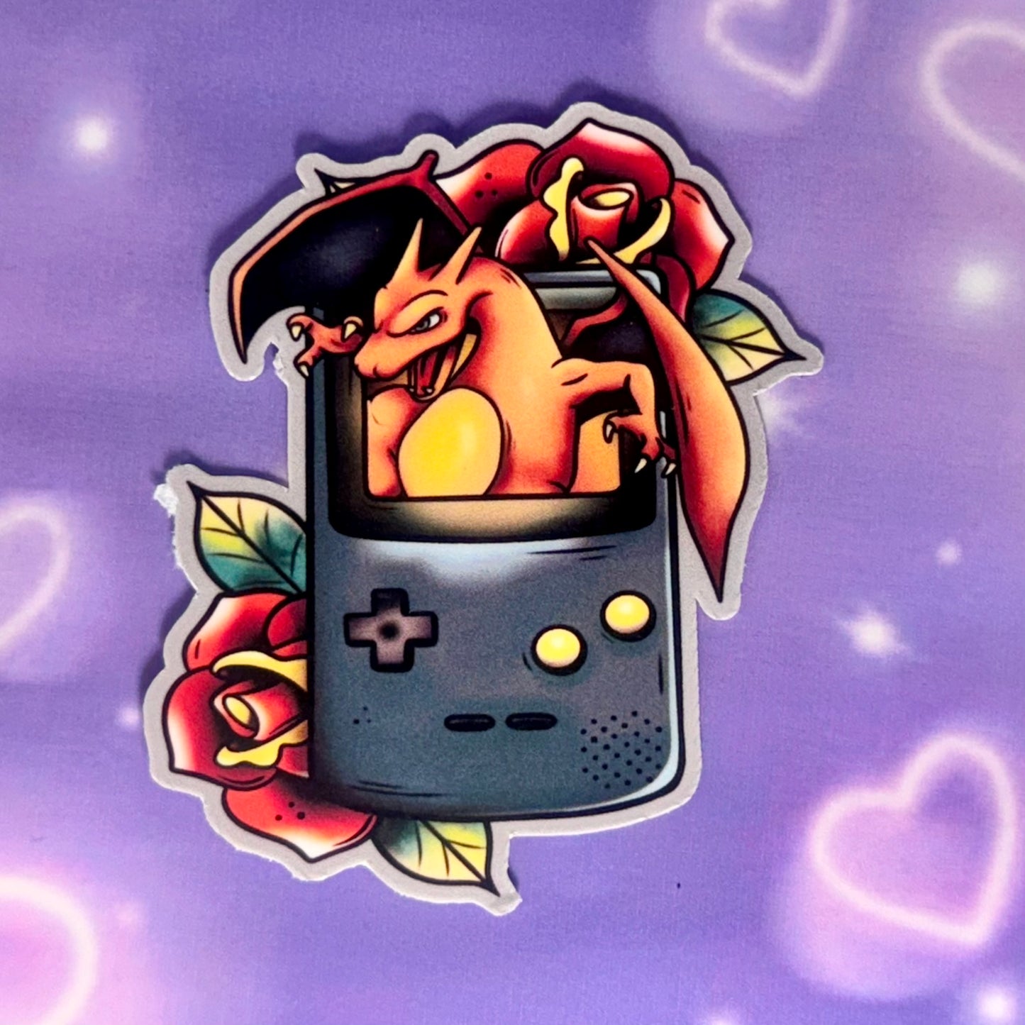 Fire poke waterproof stickers