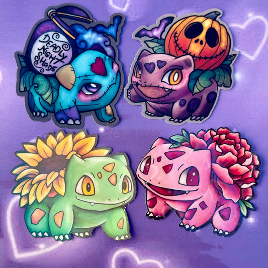 bulbasaur waterproof sticker