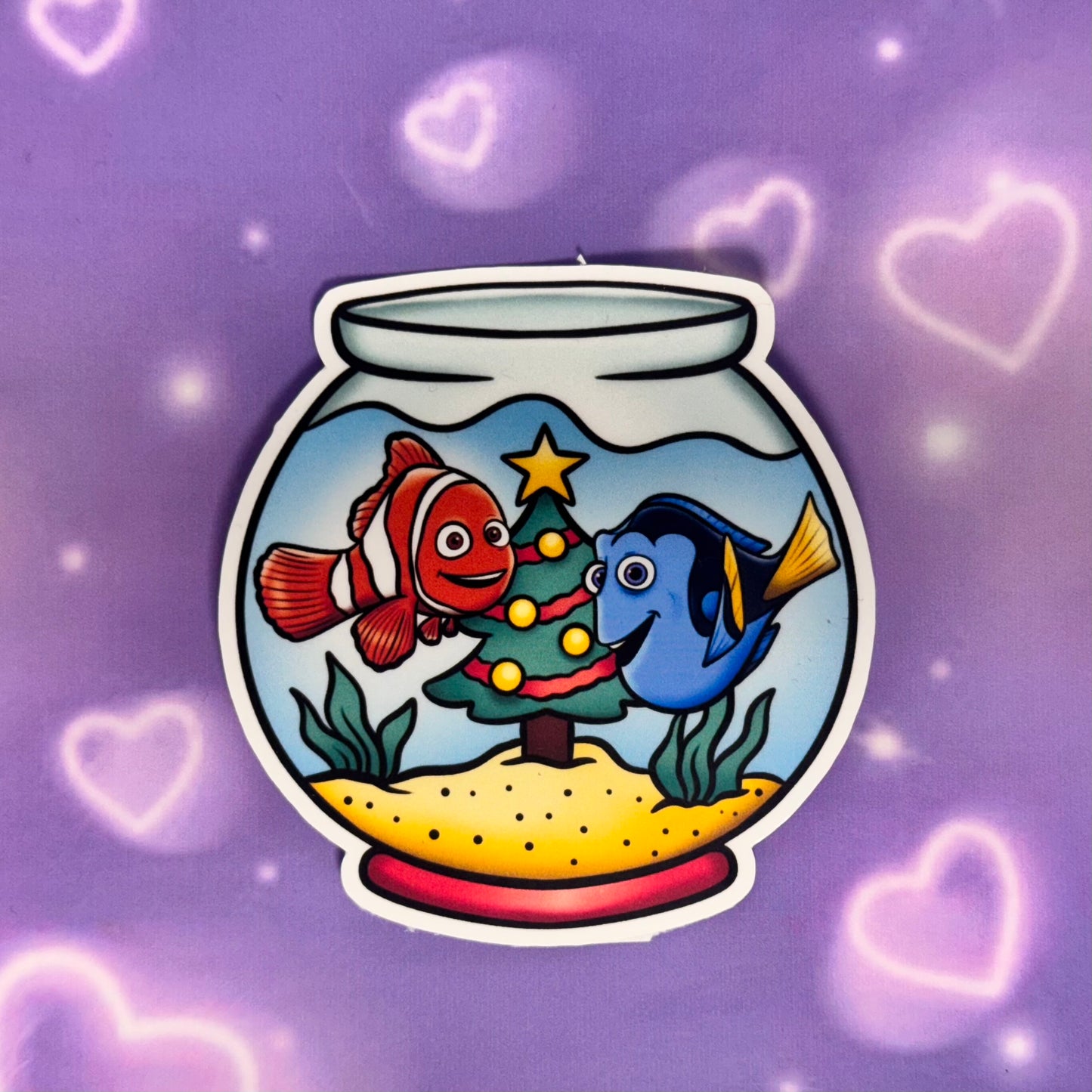 Pixar Xmas waterproof stickers