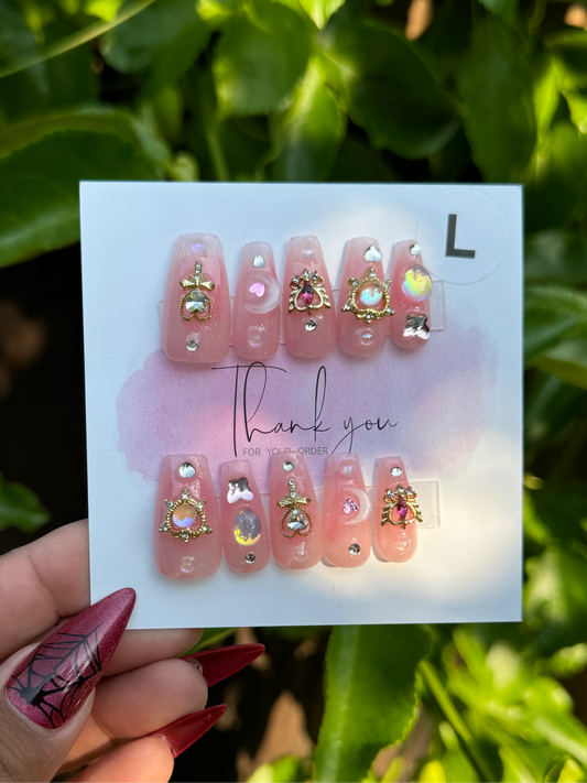 Sailor moon inspired press on nails