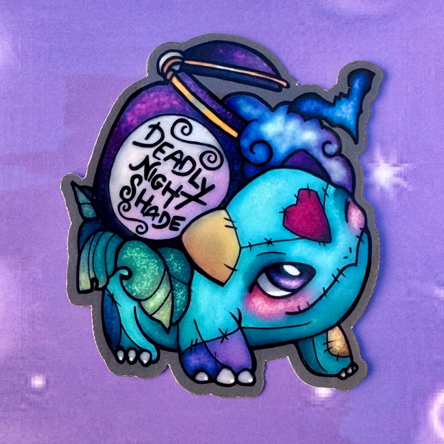 bulbasaur waterproof sticker