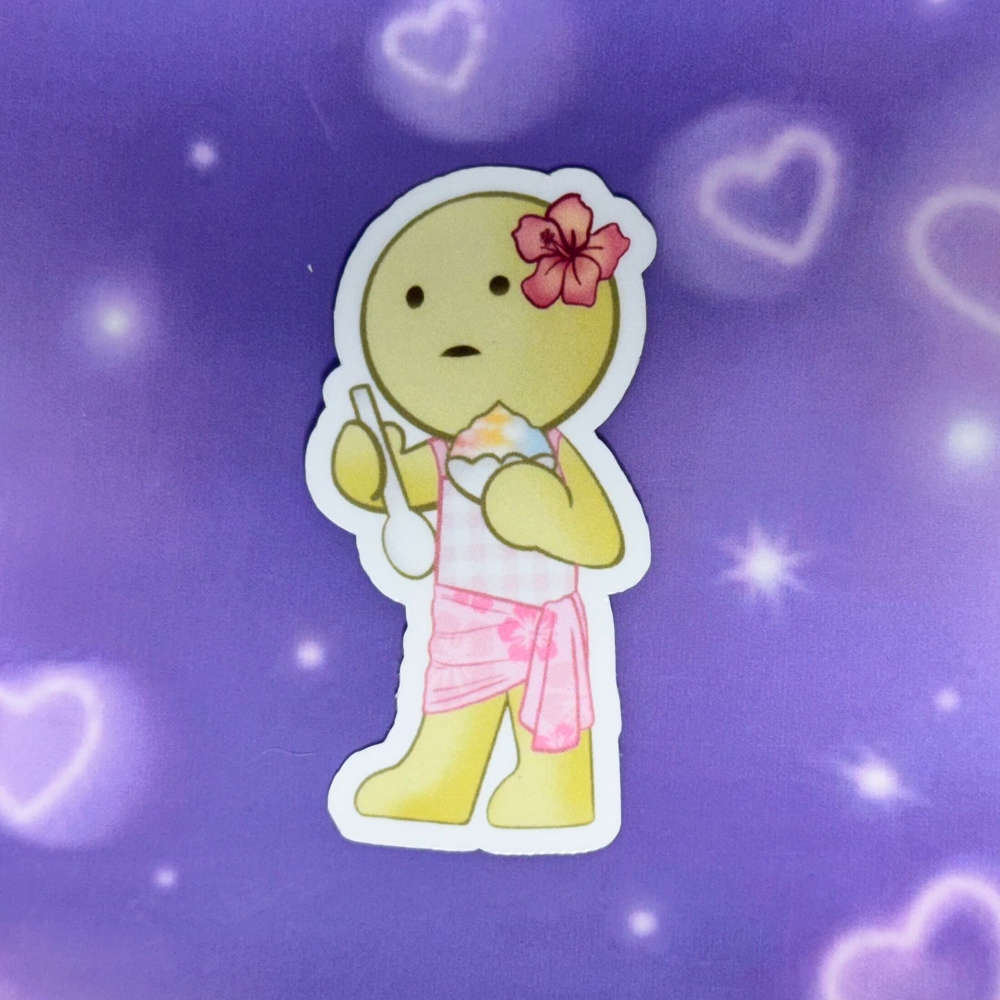Aloha smiski waterproof stickers