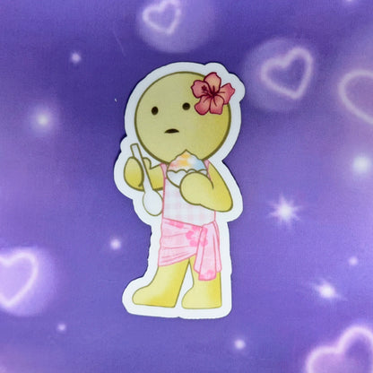 Aloha smiski waterproof stickers