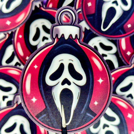 Ghost ornament waterproof sticker