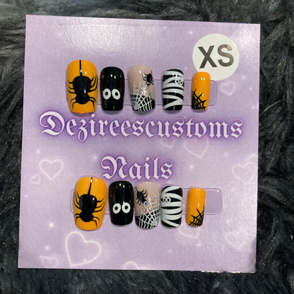 Halloween press on nails size XS