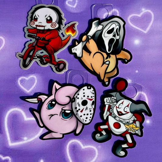 Poke x horror waterproof stickers