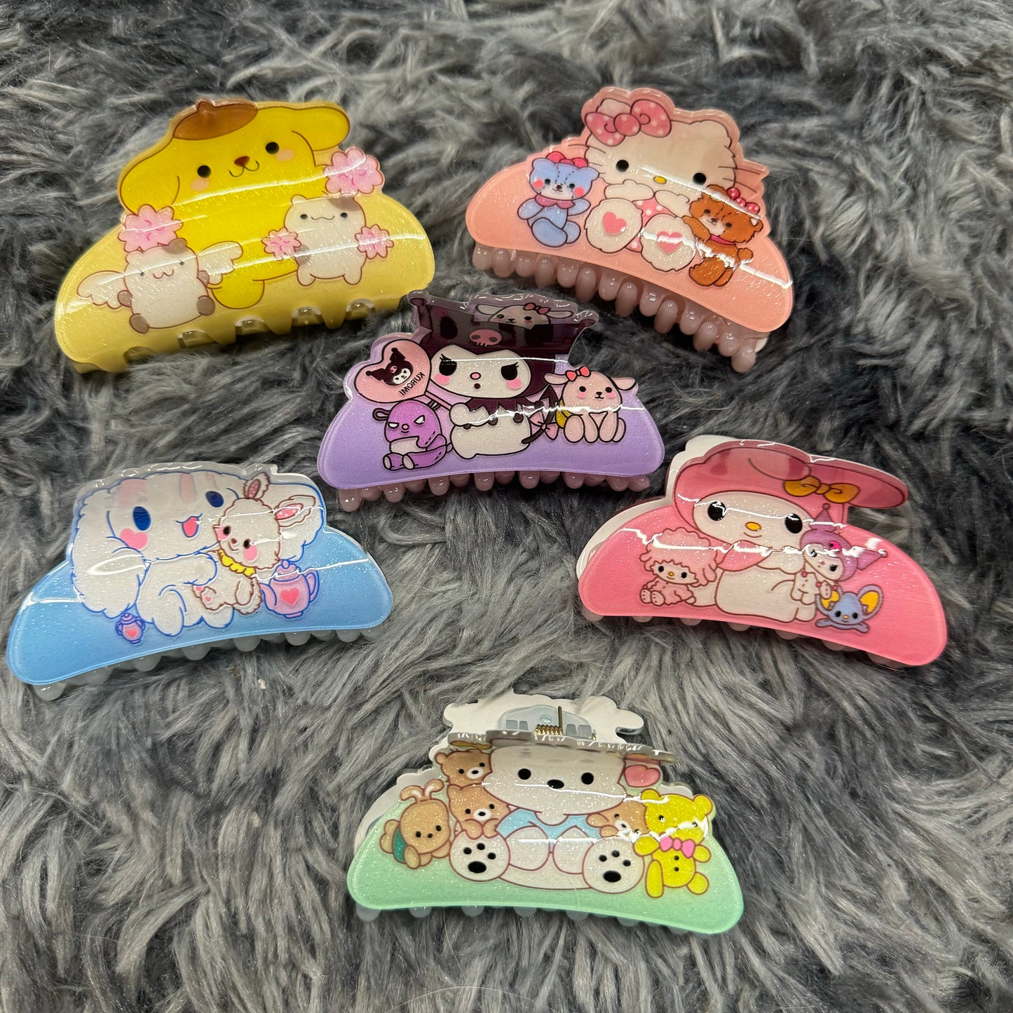 Kawaii hair clips