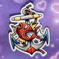 Water poke waterproof sticker