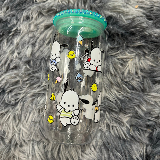 Dog acrylic cup