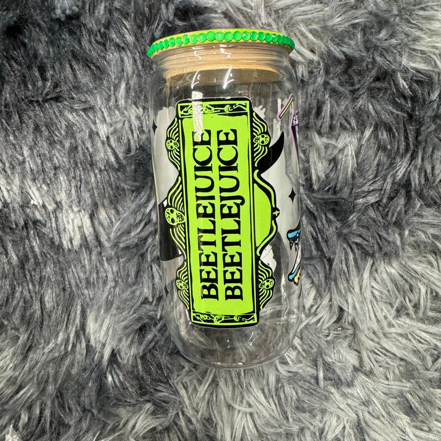 Beetlejuice acrylic  cup