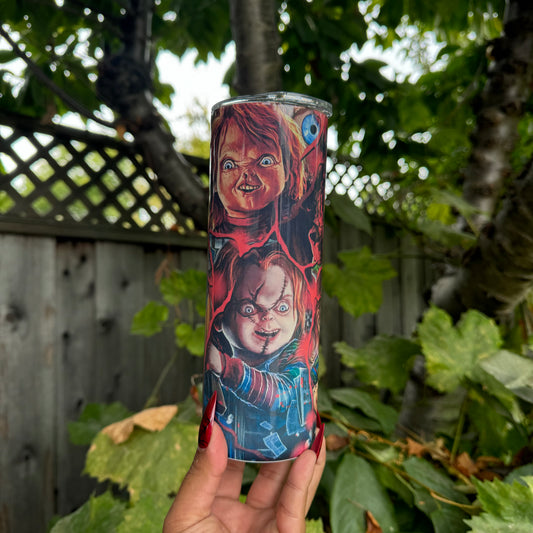 Killer doll stainless steel tumbler