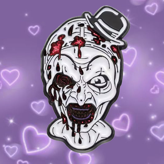 Terrifier enamel pin