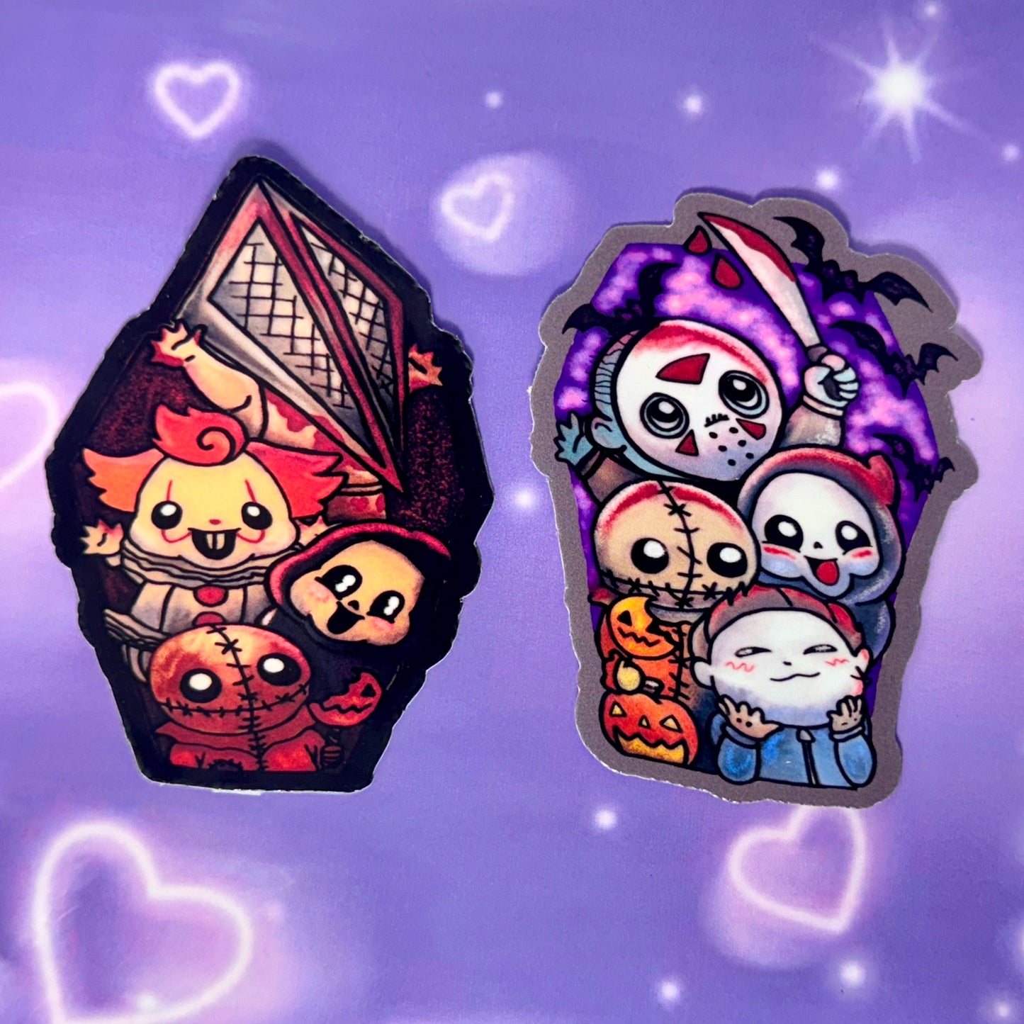 Horror water proof stickers