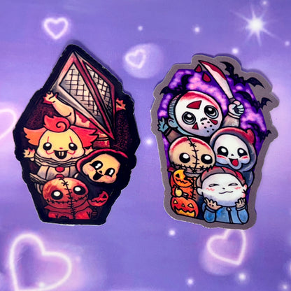 Horror water proof stickers