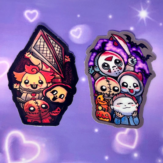 Horror water proof stickers