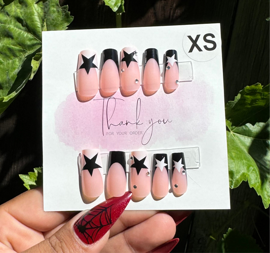 Star press on nails size XS