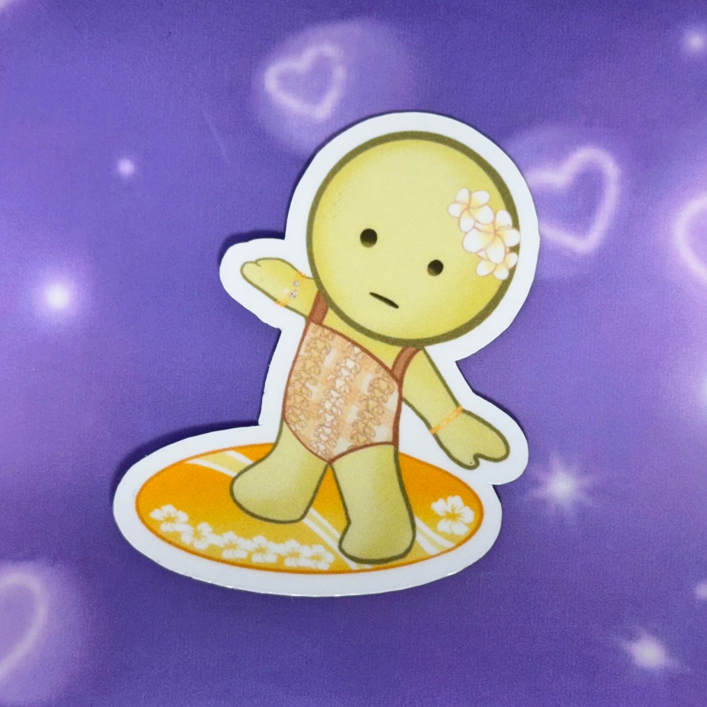 Aloha smiski waterproof stickers