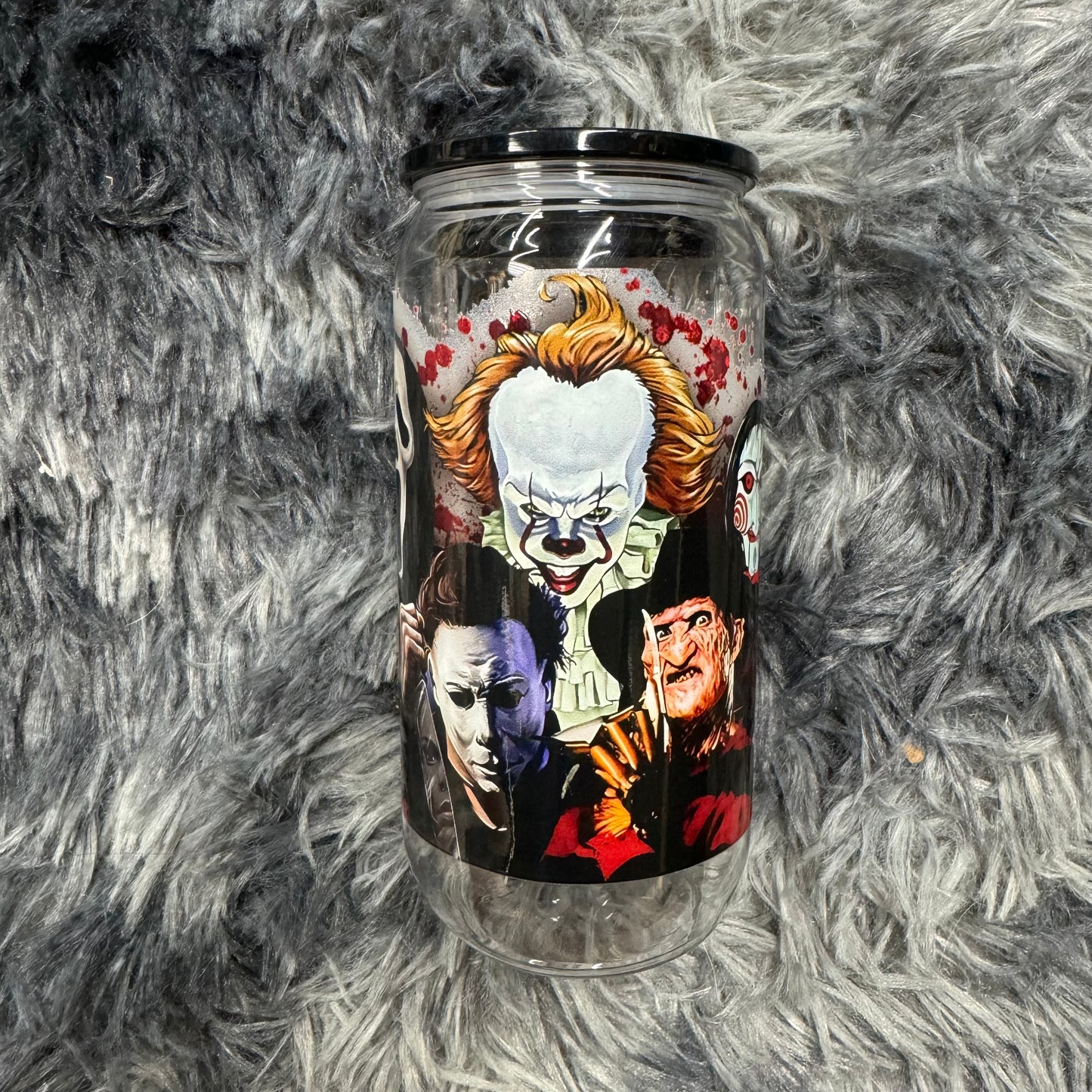 Horror friends 2 acrylic cup