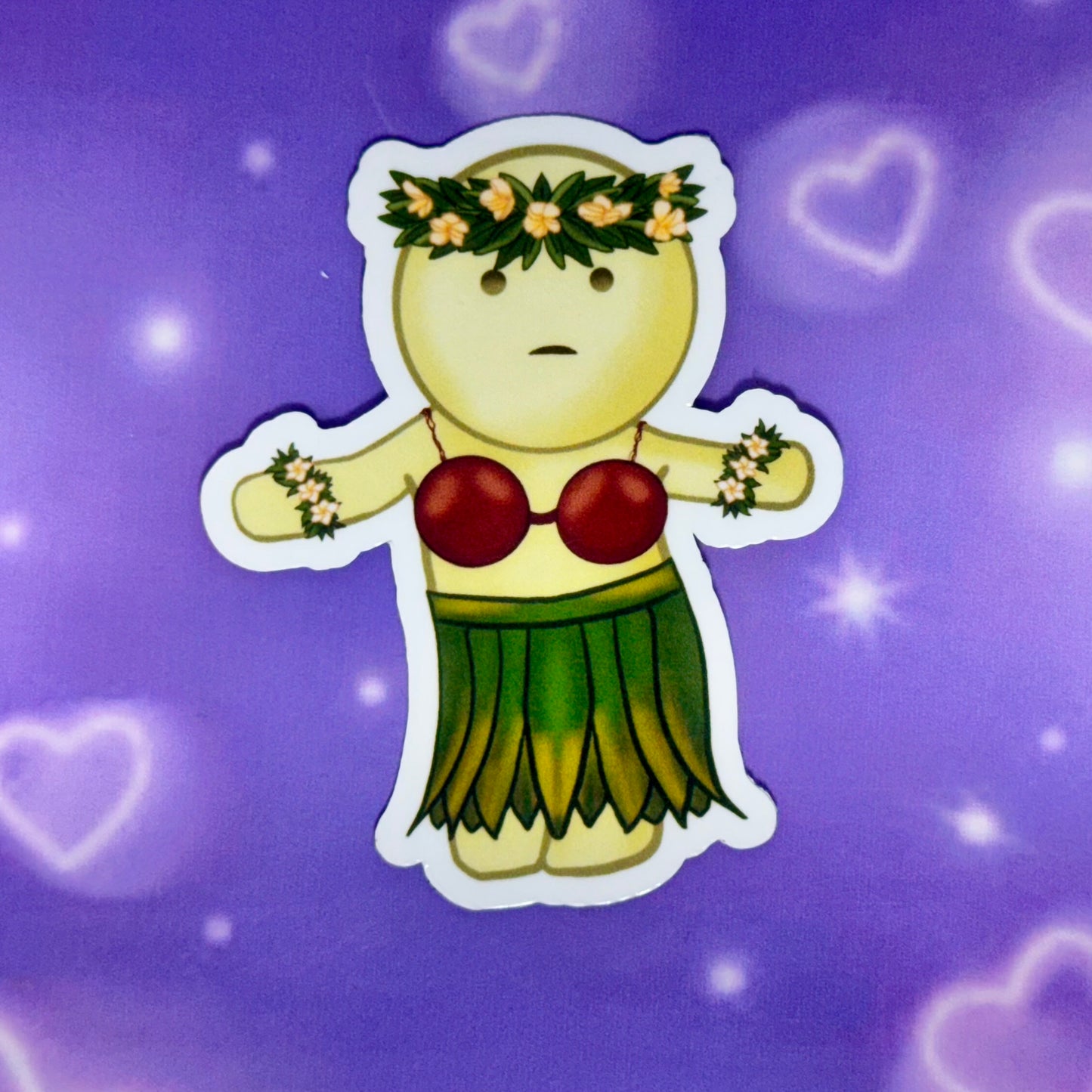 Aloha smiski waterproof stickers
