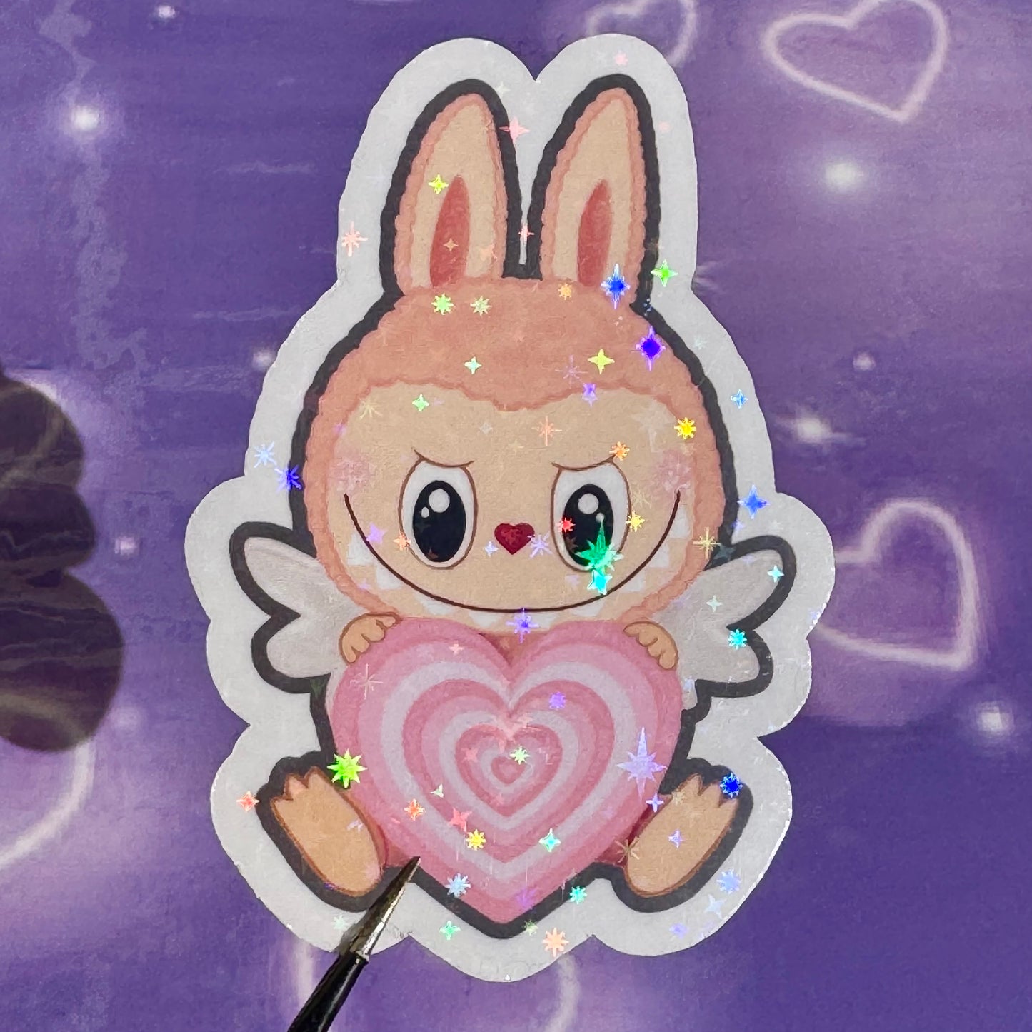 V day labu waterproof stickers