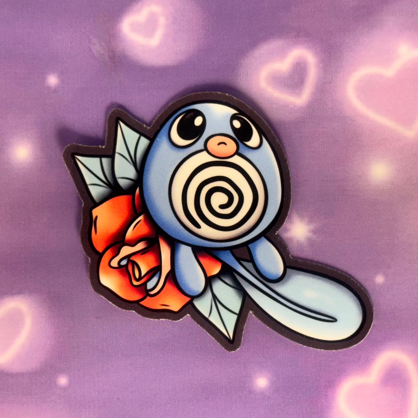 Water poke waterproof sticker
