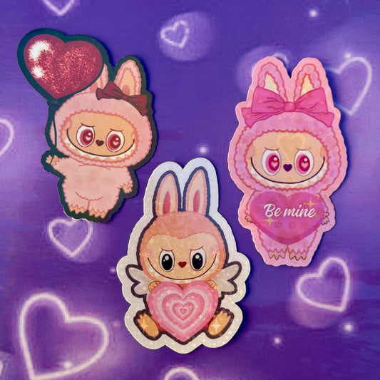 V day labu waterproof stickers