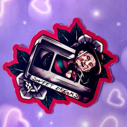 Vhs horror waterproof stickers