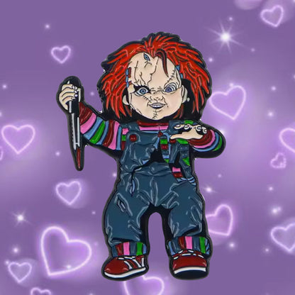 Killer dolls enamel pin