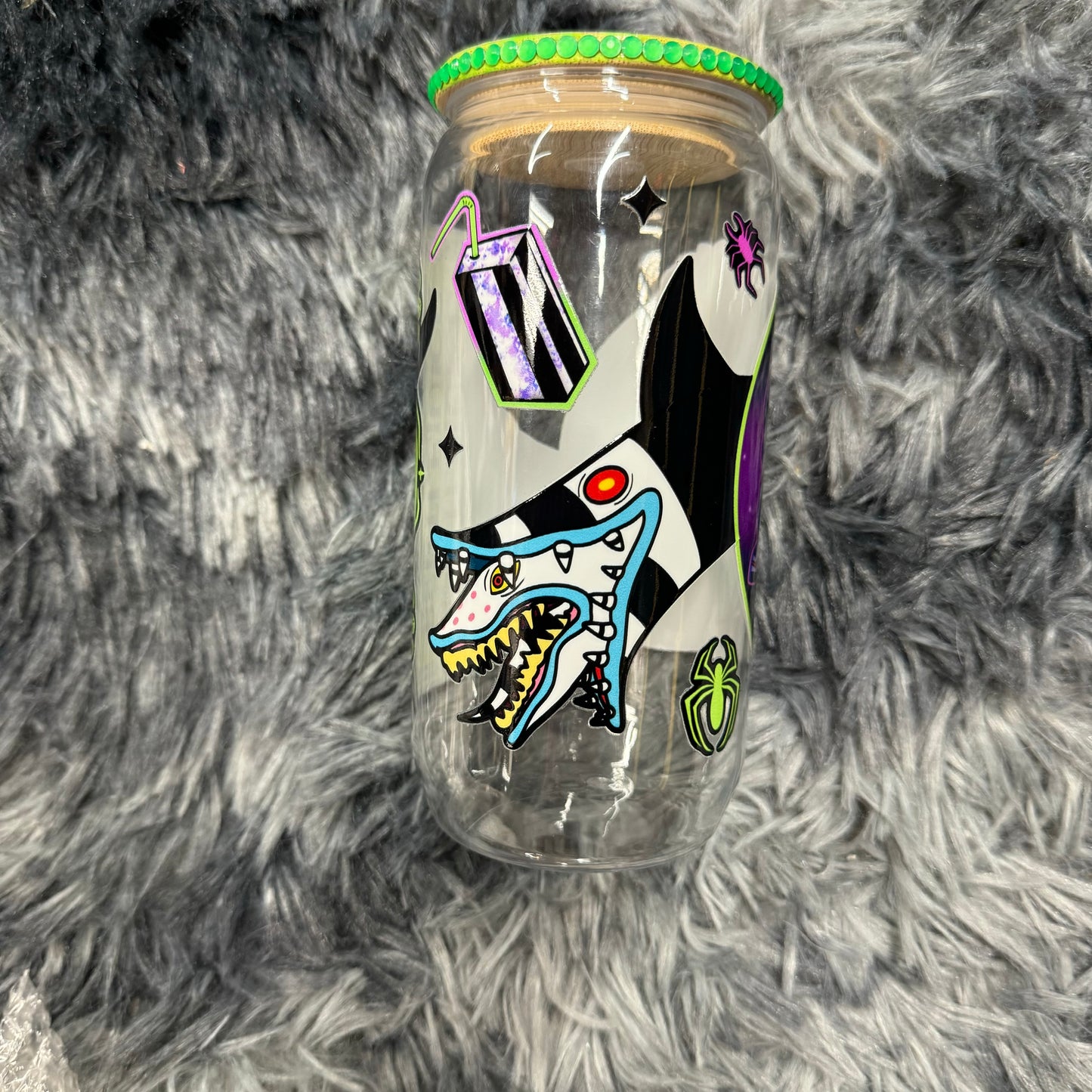 Beetlejuice acrylic  cup