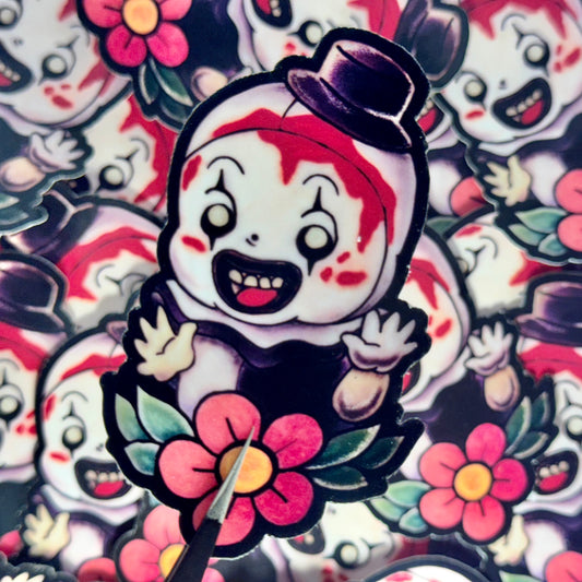 Kewpie art waterproof sticker