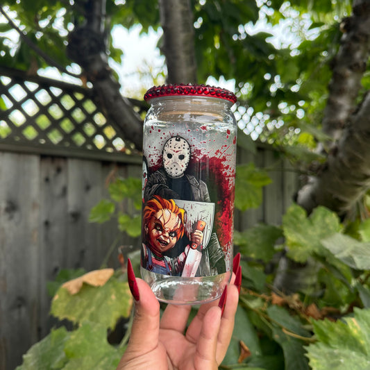 Horror friends 2 acrylic cup