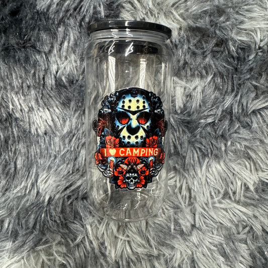 I 🖤 camping acrylic cup