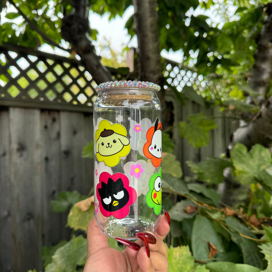 Kitty & friends acrylic cup