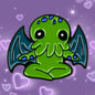 Cthulhu enamel pin