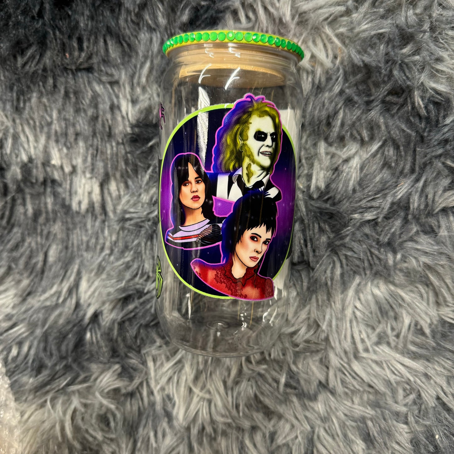 Beetlejuice acrylic  cup