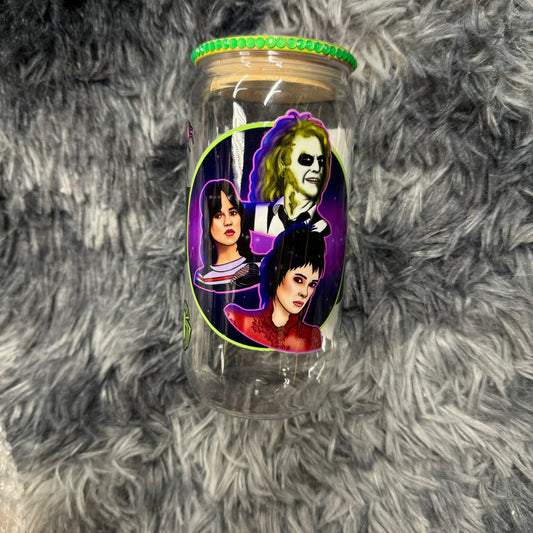 Beetlejuice acrylic  cup