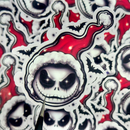 Jack Santa waterproof sticker