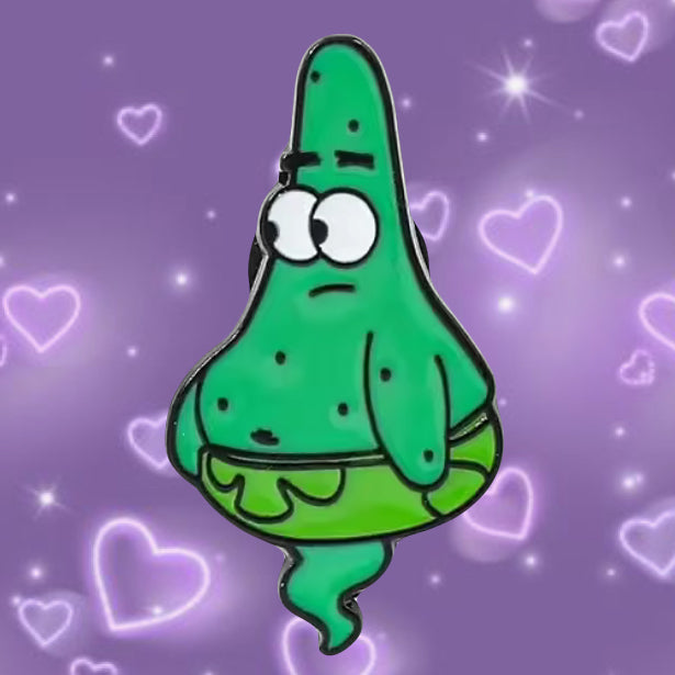 Ghost besties enamel pin